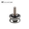 Sg15 Sg20 Sg25 Sg66+M5 M6 M8 Screw Steel Pulley Ball Bearings Track Guide Roller
