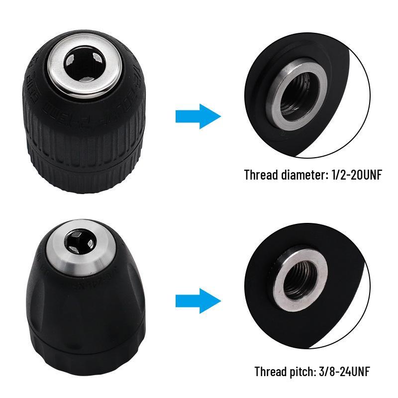 SDS To Hand Drill Adapter: Hammer, Impact, Air Wrench, Air Duster, Square/Round Handle Drill Chuck