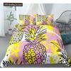 Fruit 3D Pineapple Fruit Pattern Duvet Cover Set King Queen Size Bedding Sets With Pillowcase For Boy Girl Polyester Bedding Set