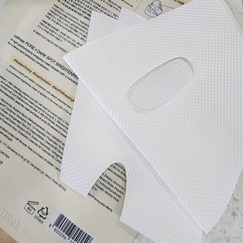 celimax Pore+ Dark Spot Brightening Cream Mask 4 Sheets (No Hair Sticking) (+Free gift)