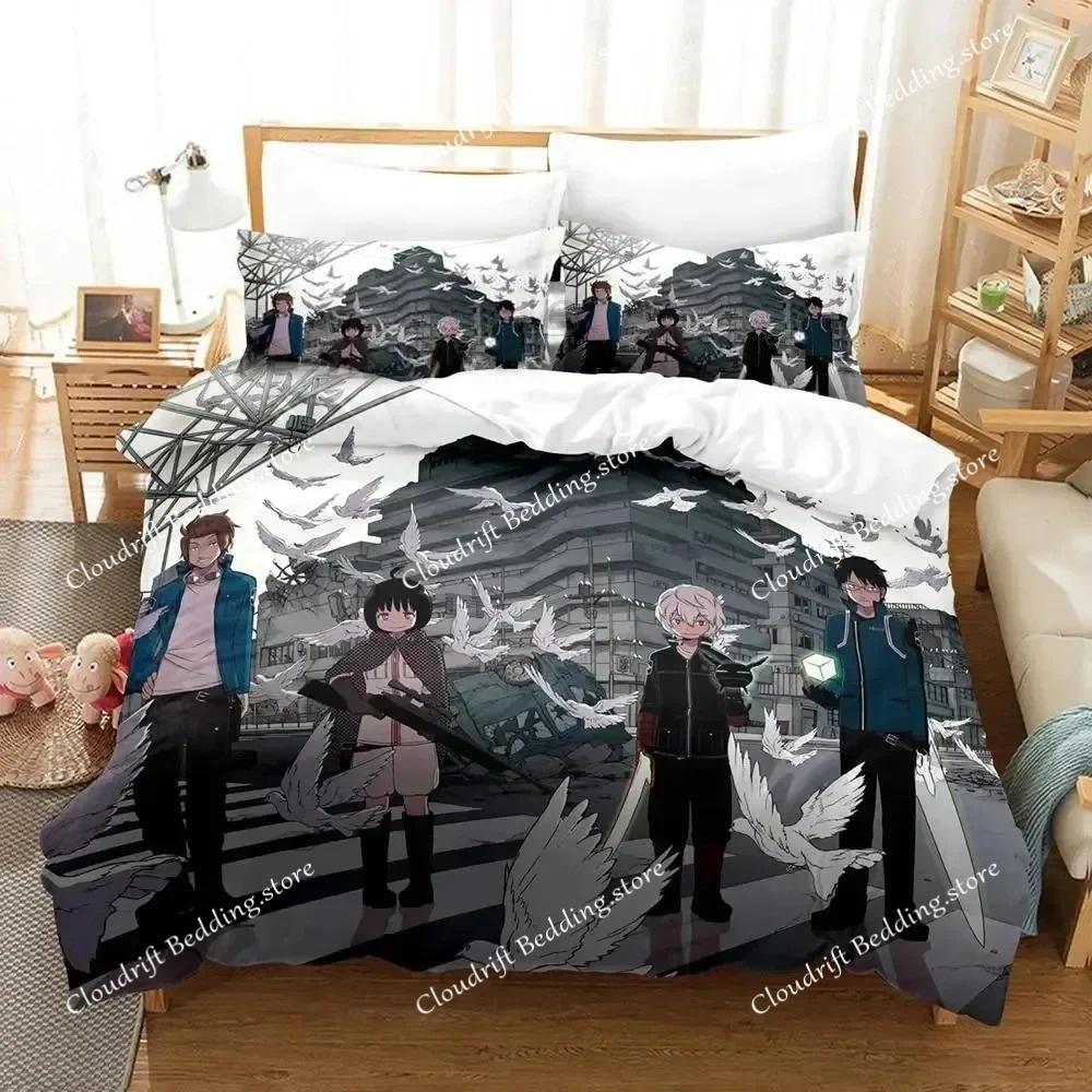 Anime Osamu Mikumo World Trigger Bedding Set Duvet Cover Bed Set Quilt Cover Pillowcase Comforter King Queen Size Boys Adult