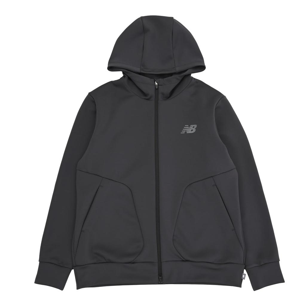 New Balance Cardboard Hooded Jacket Japan UV PHM Size L Men's (AMJ55668), Exclusive, Stretch, Protection, UPF, (Phantom)