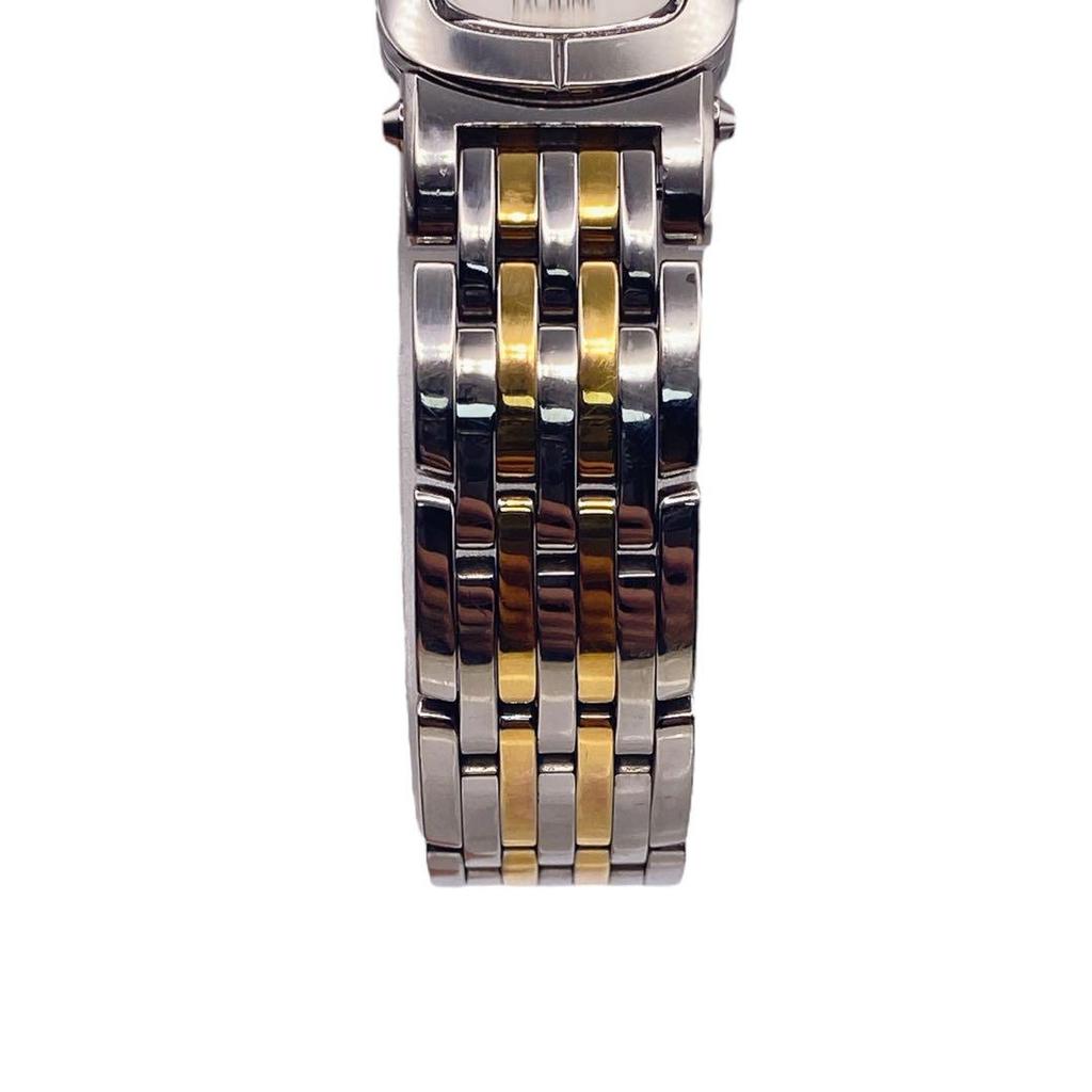 [USED] SEIKO 15P Diamond Silver and Gold Women's Watch 1076