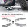 For Mercedes Benz C S Class C-Class W206 S-Class W223 -2023 Shift Lever Wiper Rod Interior Covers Stickers Trim ABS Plastic