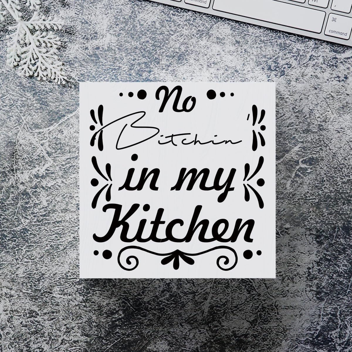

Funny Kitchen Wooden Box Sign Home Kitchen Wall Decor 5 X 5 Inch Rustic in My Kitchen Wood Box Sign