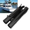 Fishing Rod Holder Bracket, Plastic Safety Fixing 2-Tube Fishing Rod Holder Rack, Portable Fishing Pole Holder, Tube Fishing Rod Pole Support for Moto