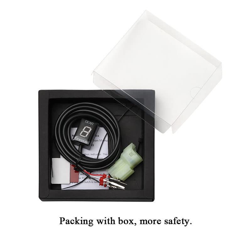 Gear Indicator for Kawasaki Kawasaki Motorcycle 6 Speed 1-6 Level LED Digital Display Waterproof