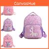 Kids Unicorn Double Shoulder Bag Made Of Oxford Cloth For Preschool Girls School Use