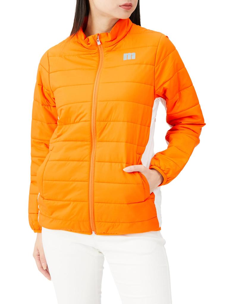 Munsingwear ENVOY Blouson with Heat Navi Heat Water and Padding for Cold Weather OR00 Size M Full-Zip Technology, Retention, Repellent, Golf, Women's