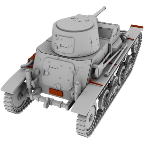 IBG 1/72 Scale Japanese Army Type 94 Light Armored Car, Late Model, 37mm Gun Equipped, Plastic Model Kit PB72046