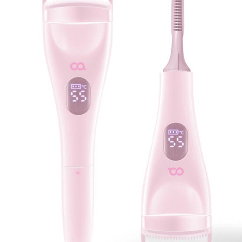 Oa Dual Heating Eyelash Curler Heated Portable USB Eyebrow Mascara Perm Curler