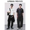 UR Men's Letter Embroidery Short Sleeve T-Shirt