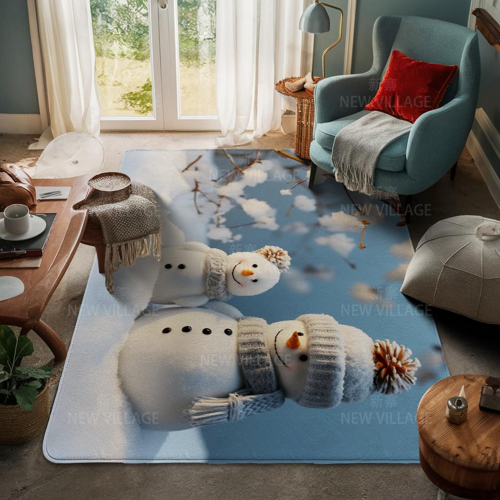 Koberec ke vchodu do domu Rohožka ke dveřím do domu Obývací pokoj Vana Koupelna Protiskluzové koberce s absorpcí vody vana Veselé Vánoce zima