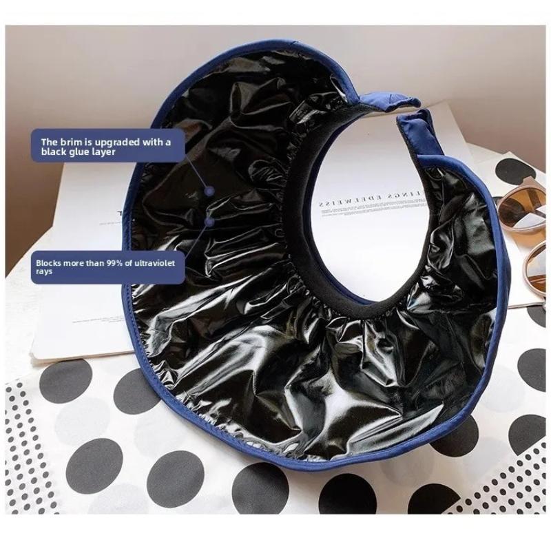 SU 1PCS UPF50+ Sun Visor Hat Dual-Use Full Face Sun Protection Foldable Headband For Beach Hiking Outdoor Summer Hats For Women