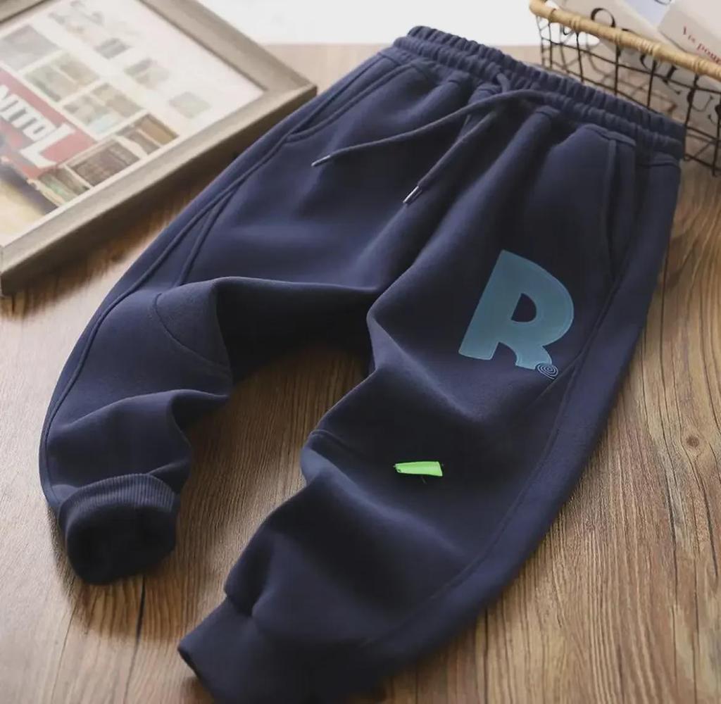 2024 Boys' Spring Trendy Two-Piece Sweatshirt with Letter Print