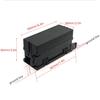 12V Auto Waterproof Relay Box Block Kit 6 Relay Holder Includes 6 relays and 11 blade 11 ATC/ATO holders For Car Yacht Boat