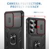 Funda Case for Samsung Galaxy S26 Ultra S25 FE S22 S23 Plus S24 Ultra A17 A56 A36 A16 A55 A35 A15 A26 3 in 1 Lens Phone Bag