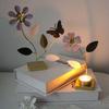 Decorative Floral Candle Holder Romantic Metal Tealight Holder Butterfly Flower Stand  Home Decor