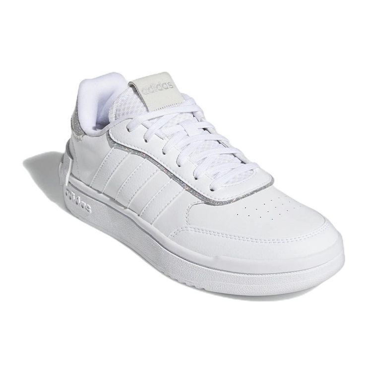 Adidas Neo Postmove Se Leather Non-Slip Durable Low-Top Skate Shoes Women Sneakers White GY6683