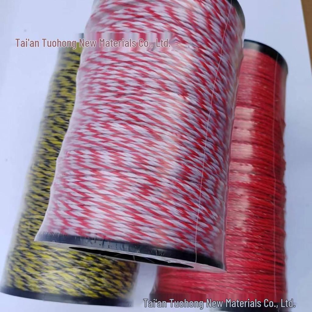 Energizing Rope for Electric Fences - Conductive Wire for Cattle, Horse, Sheep, Thickened Special Line