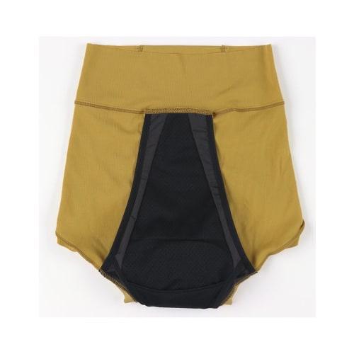 Wacoal YOJOY Women's Absorbent Sanitary Shorts with Removable Pads, Deep Fit, Comfortable Fit, and Gentle On the Skin. Product Code: AC1200 (KA).