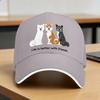 Akita Inu Life Is Better With Friends Baseball Cap Tennis Skate High Quality Hip Hop Hat Couple Women Casual Print Baseball Cap