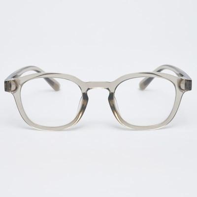 Aloeyewear AL5307 1313 Rilsan Klar Bold Mini Quadratisch Transparent Khaki Brillengestell