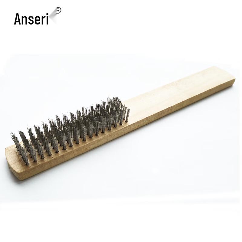 Ansairui Wooden Handle Steel Wire Brush