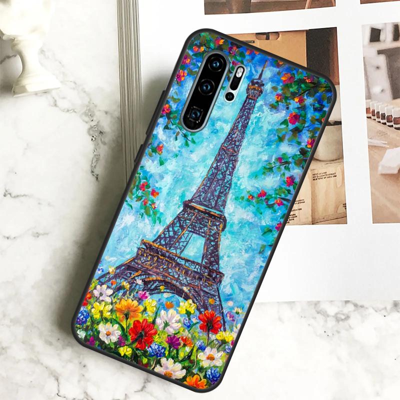 Paris Eiffel Tower Case For Huawei Nova 9 10 SE 3i 7i 11i 5T Y60 Y61 Y70 Y90 Y91 P20 P40 P30 Lite 11 Pro Cover