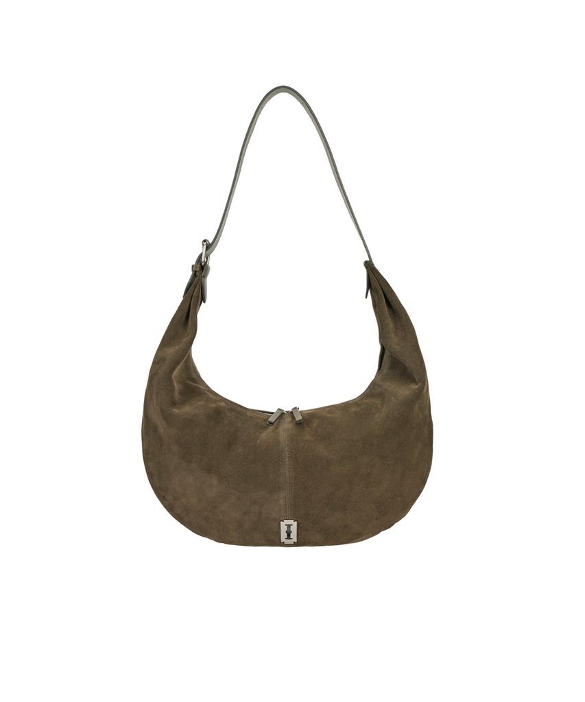 Vunque Halfmoon Baggy Suede Hobo L (Halfmoon Baggy Suede Hobo Large) Musk Khaki