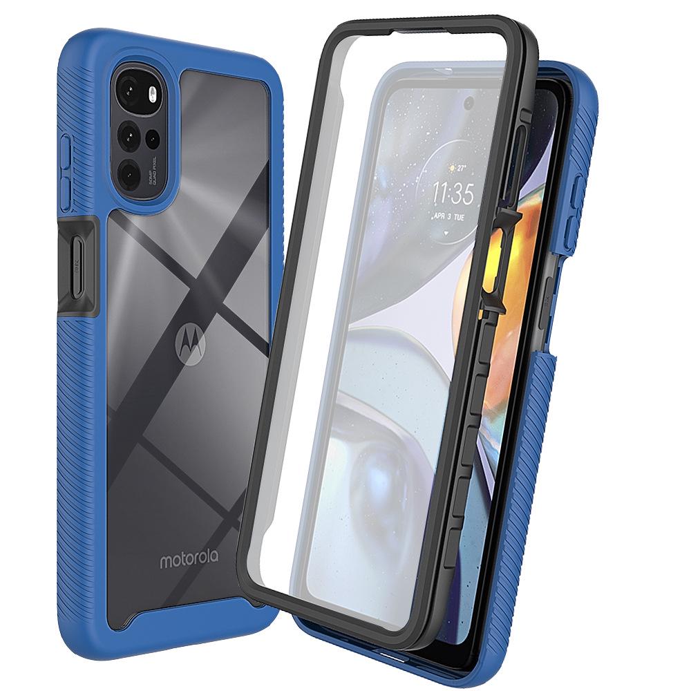Motorola G22/Moto E32 PET Film Phone Case with Starry Sky Screen Protector