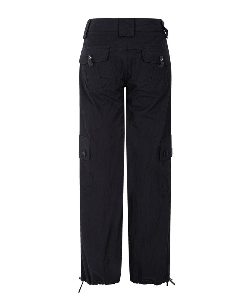 Peullijeunopallou Ethan Pocket Cargo Pants (Black)