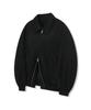 Standarderror 87-Stan057 Raglan Suede Blouson Jacket Black
