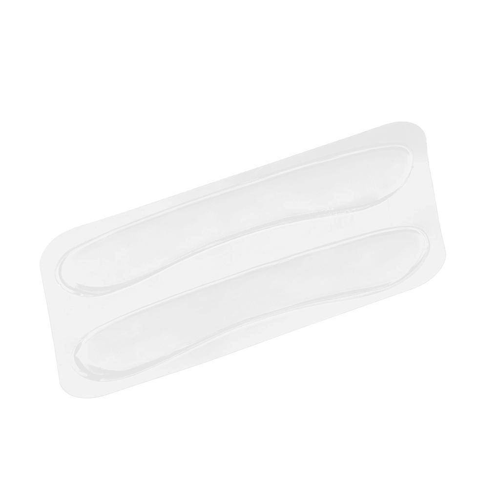 2 Pezzi Grip per Tallone in Silicone Trasparente Antiscivolo Prevenzione Vesciche Liner per Tallone Cuscinetto