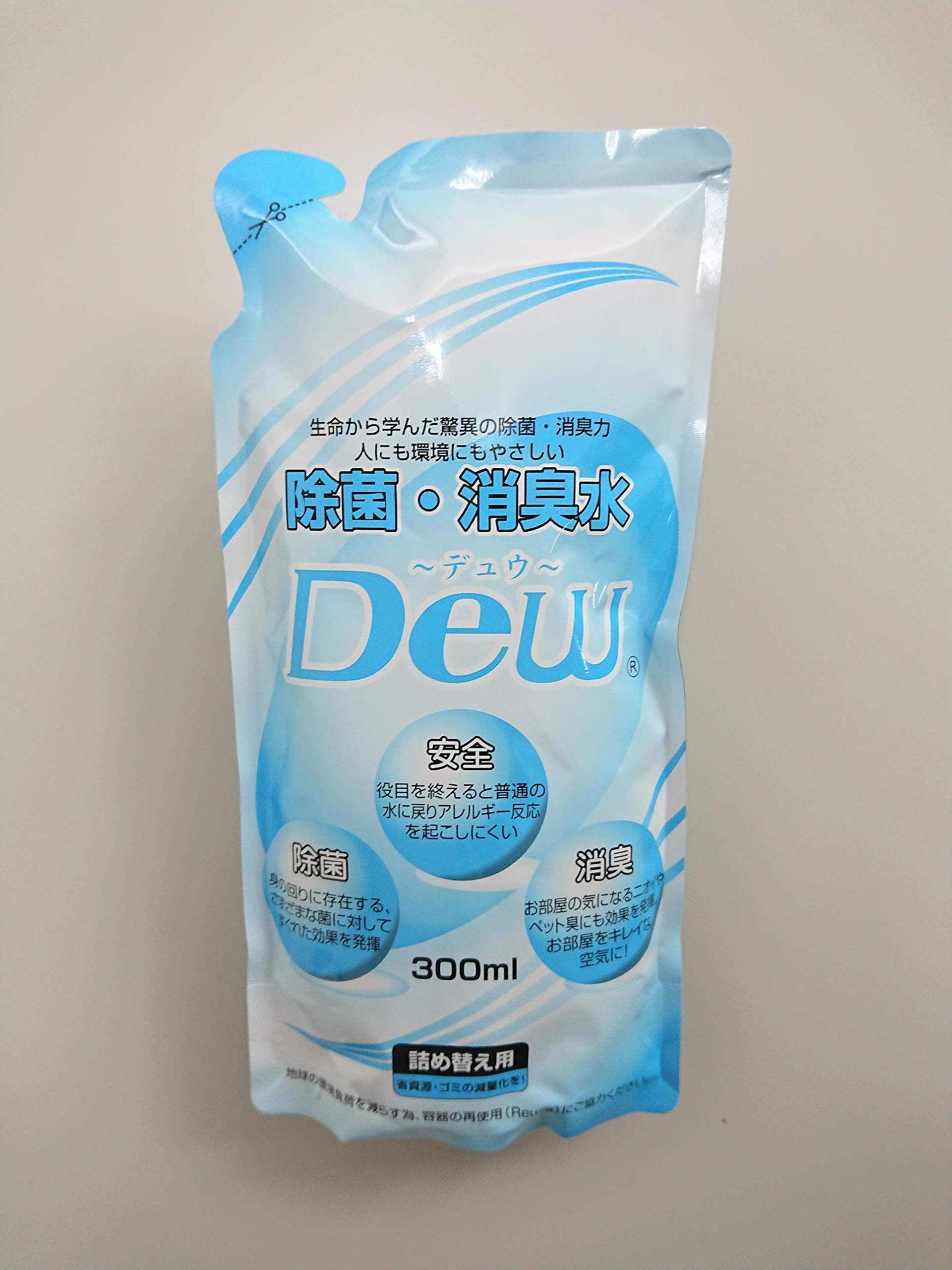 

Дезинфицирующая и дезодорирующая вода Dew Dew Refill пакет 300 мл x 12 упаковок ~ ~