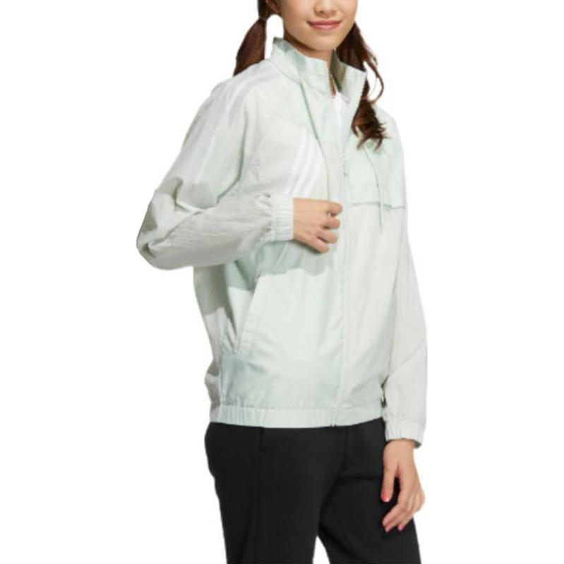 adidas neo U Vbe Wb 3 Solid Color Stripe Sports Unisex Jacket Men's HN4748