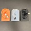 Ear Silicone Model Practice Body Piercing Teaching Tool Earring for Jewelry Display Can Be Reused 1:1 Simulation Human