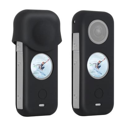 Carcasă de protecție din silicon rezistentă la praf PULUZ Fat Cow pentru camera Insta360 One X2