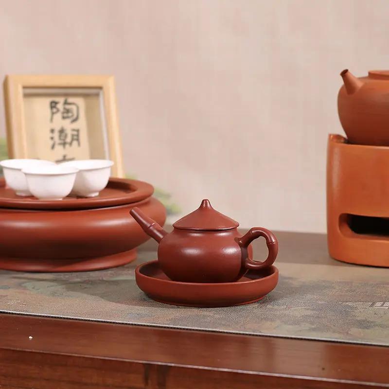 120cmYixing Handmade Purple Clay Teapots Ball Shaped Infuser Xishi Tea Pot Beauty Kettle Customized Zisha Tea Set Authentic