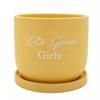 Country Living Lets Grow Girls Ceramic Plant Pot