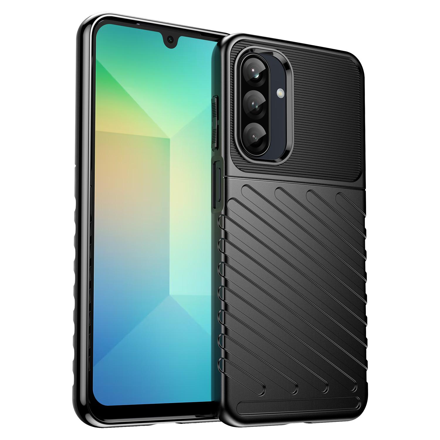

Для Samsung Galaxy A26 5G Чехол Твиловая Текстура ТПУ Противоударный Защитный Чехол для Телефона A