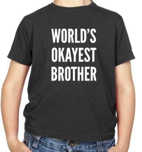 Au Monde Okayest Brother Kids - Brother - Funny - Step - Family - Gift 150