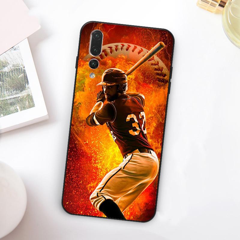 Baseball Ball For Huawei Nova Y60 Y70 Y90 Y72 Y73 Y61 Y91 7i 8i 11i 12i 12s 9 10 SE P20 P30 P40 Lite Case