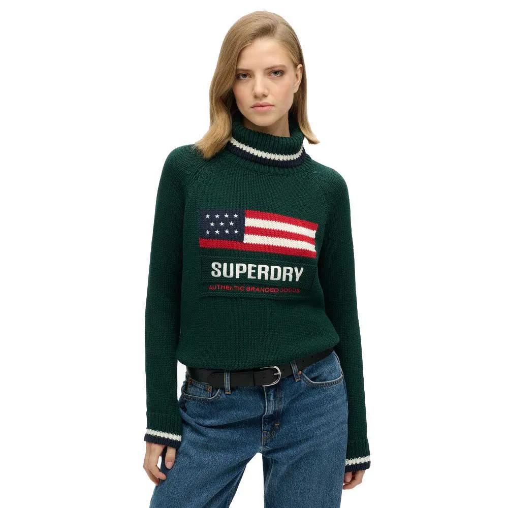 

Superdry Свитер с высоким воротом Americana M