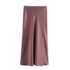 Fashion Kaslead Women's Silk Satin Skirt