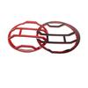 Red Headlight Cover for 2021-2024 Ford Bronco, Headlight Protector Guard with Anti-Scratch Trim - Pair, Durable Front Grille Off-Road Protective