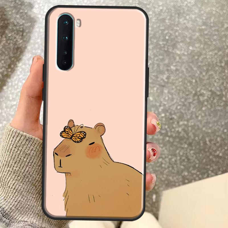 Cute Capybara Case For OnePlus 15 15R 13 13R 13T 12 12R 11 10 10R 10T 8T Nord CE 5 4 2 3 Lite N20 N30 Coque