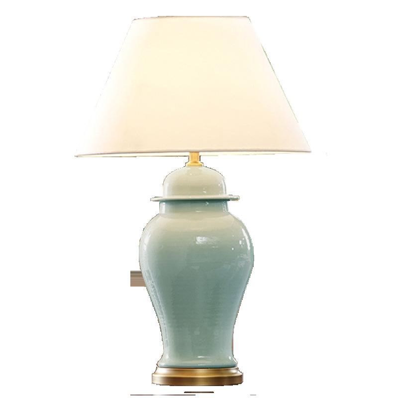 Modern American LED Ceramic Table Lamp for Living Room, Bedroom, or Study