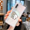 FHNBLJ Mochi Peach Goma Cat Phone Case For Huawei P 20 30 40 pro lite Psmart2019 Honor 8 10 20 Y5 6 2019 Nova3E