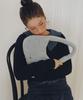Heeari Ange Fur Tote Bag_Blue